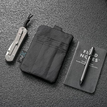 VIPERADE VE27 X-Pac EDC Organizer is a small EDC pocket pouch with 4 pockets, perfect for storing multitool pocket organizer tools. Features a black design with Velcro area.