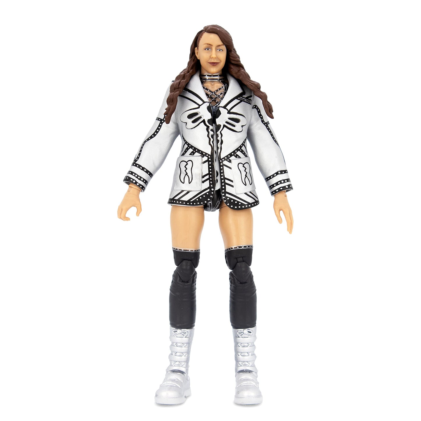 AEW All Elite Wrestling Dr. Britt Baker D.M.D. Action Figure, unmatched collector's item, Series 1, for ages 8 and up.