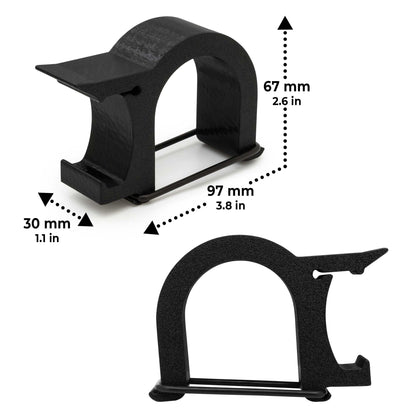 Mobilefox Universal Bike Wheel Mount Holder Adapter compatible with Thule Chariot Trailer.