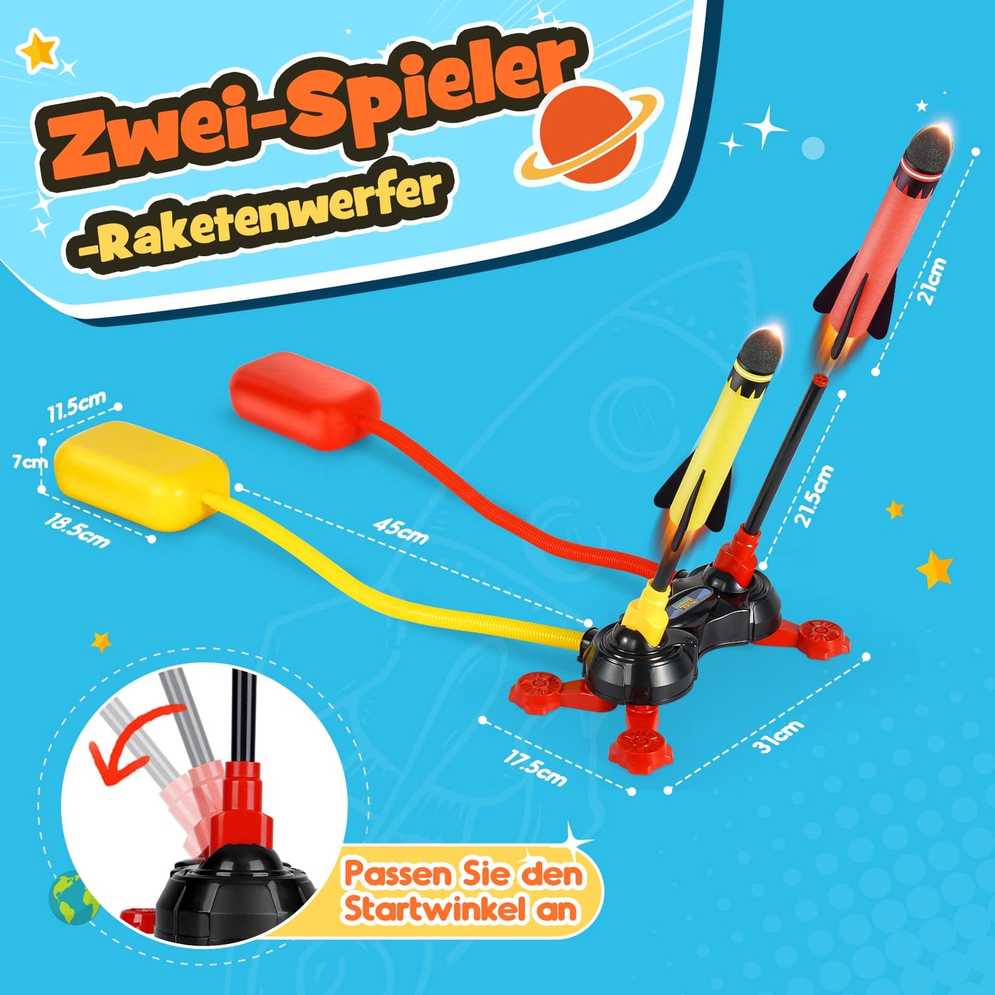 Start playing toy for 3-12 years old boy rocket kids toy Christmas children's day gift children garden toy for outside outdoor games