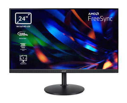 Acer CBA272H monitor 27 inches (69 cm screen) Full HD, 100Hz HDMI, 75Hz VGA, 4ms (GTG), HDMI 1.4, VGA, height adjustable, swivel, FreeSync, Black