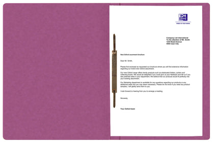Oxford folder, purple, DIN A4