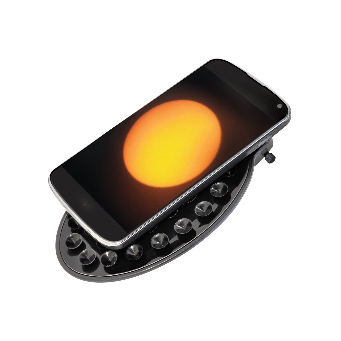 Bresser Spica EQ 130/650 reflector telescope with smartphone camera adapter and high-quality lens solar filter, including mount, tripod, and accessories.