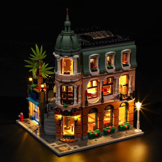 YEABRICKS LED Light Kit for Lego 10297 Creator Expert Boutique Hotel Building Blocks Model (Lego Set Not Included)