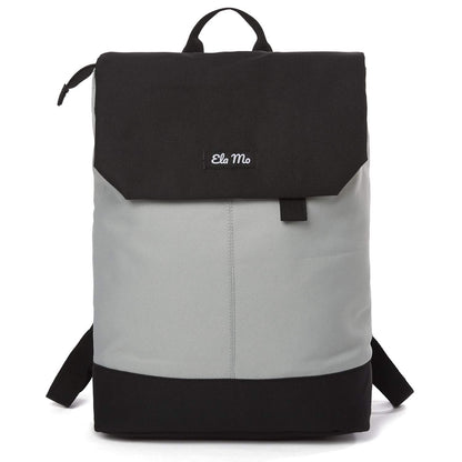 Ela Mo Women's Backpack - Daypack stylish and well thought out - Laptop Backpack for Women - Anti Theft Bag for School, College, Business (The Grey)