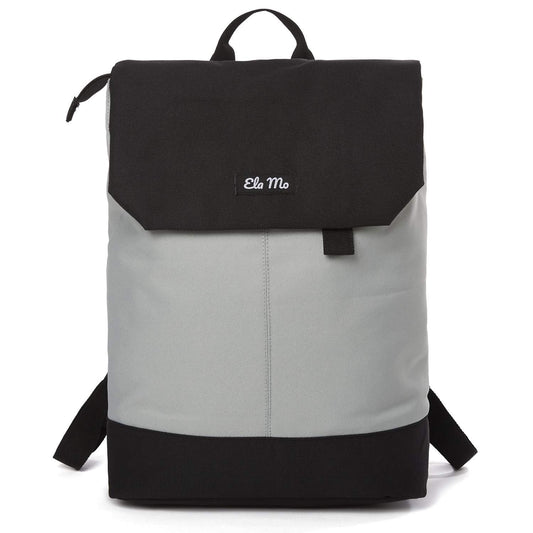 Ela Mo Women's Backpack - Daypack stylish and well thought out - Laptop Backpack for Women - Anti Theft Bag for School, College, Business (The Grey)