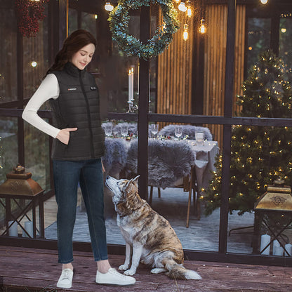 Gokozy Heated Vest for Women - heated vest with battery pack | Lightweight and warm coat | heated outdoor jacket
