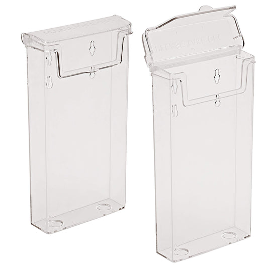 20 OD110 pieces taymar DIN Long (DL) brochure holder, brochure box with lid, weatherproof