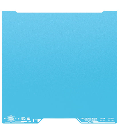 BIQU CryoGrip Pro Frostbite Build Plate for Bambu-Lab H2D 3D printer, cold plate room temperature printing, double-sided rough textured spring steel sheet, 355x346mm