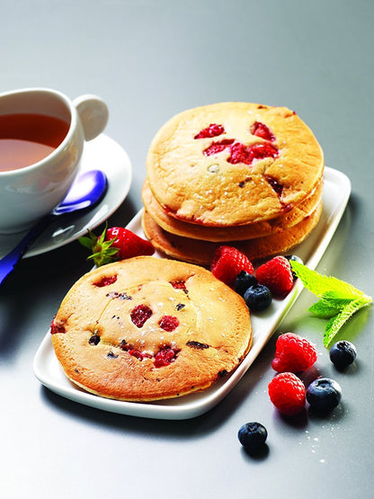 Tefal Snack Collection Plate Pancake Tray Number 10, compatible with Tefal SW85XX Snack Collection, convenient storage box, includes recipe book, dishwasher safe, black, XA8010.