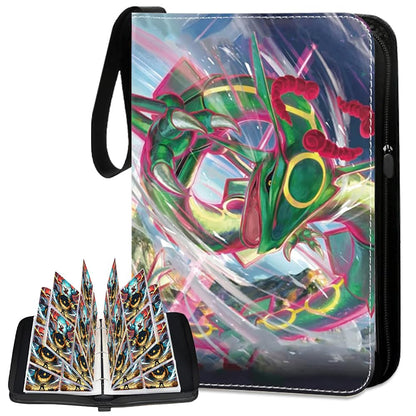 JATERWI Large 900 Card Capacity Trading Card Album, 50 Pages Binders for Cards High-quality Waterproof PU Leather with Zipper.
