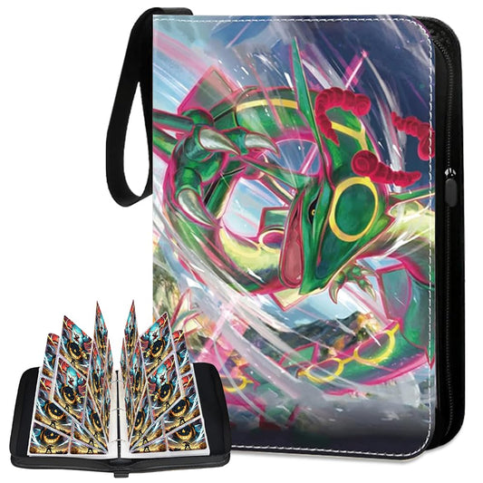 JATERWI Large 900 Card Capacity Trading Card Album, 50 Pages Binders for Cards High-quality Waterproof PU Leather with Zipper.