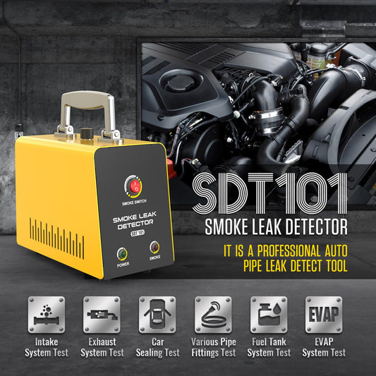 Smoke Leak Detector Locator SDT101 EVAP Fuel Leak Detectors Car Smoke Machines Leak Detector Automotive Leak Tester Locator for 12V All Vehicles