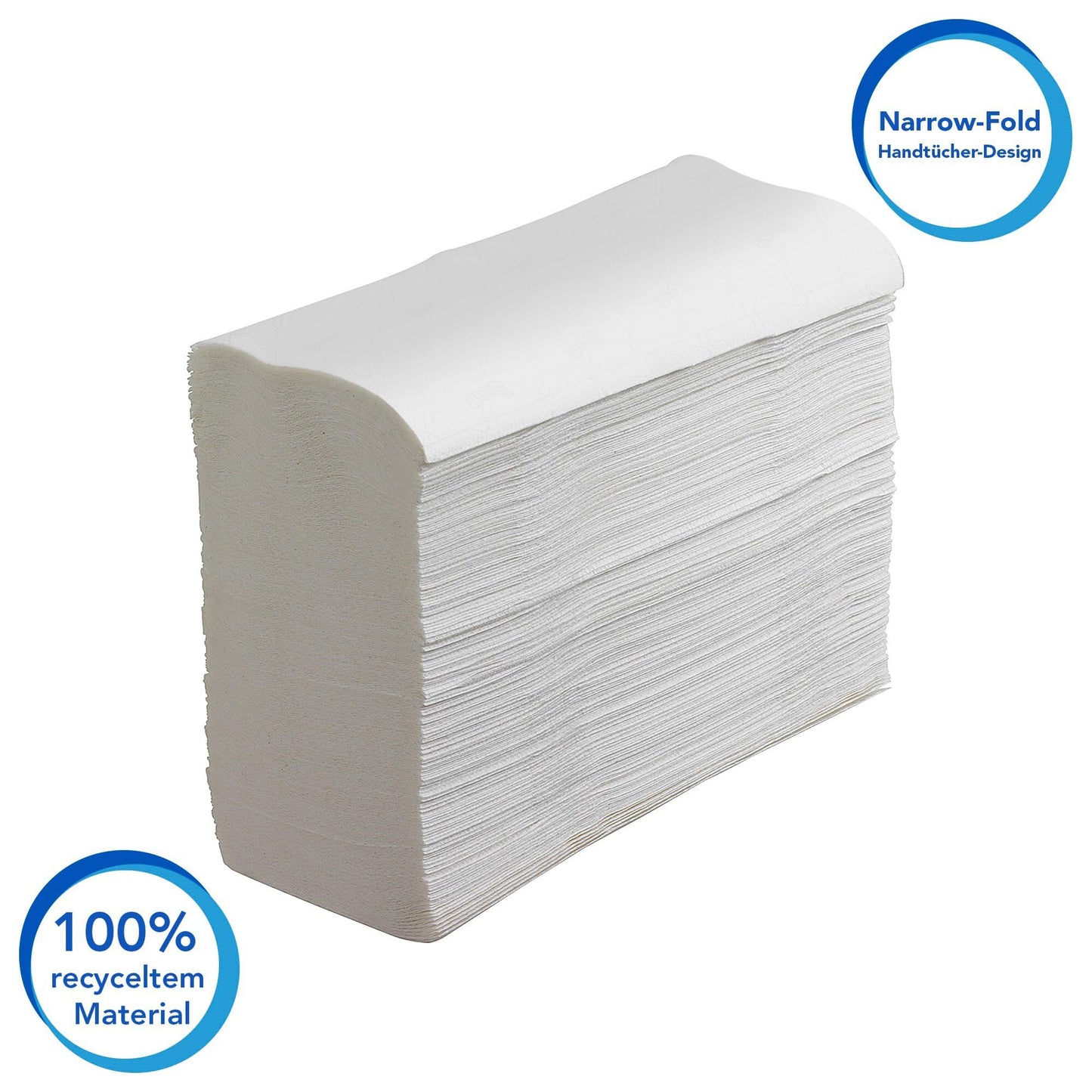 Scott Essential Narrowfold Paper Towels 6656, 1-ply white towel paper, sustainable paper towels made from recycled fibers, 12 packs x 340 (total 4,080 sheets)