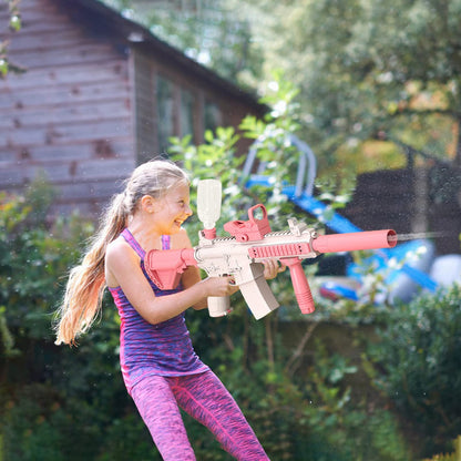 2 piece Electric Water Gun Set for adults and kids Water Toys, Water Guns Water Squirt Gun with 500ml water capacity, Low Power Protection Rechargeable Battery.