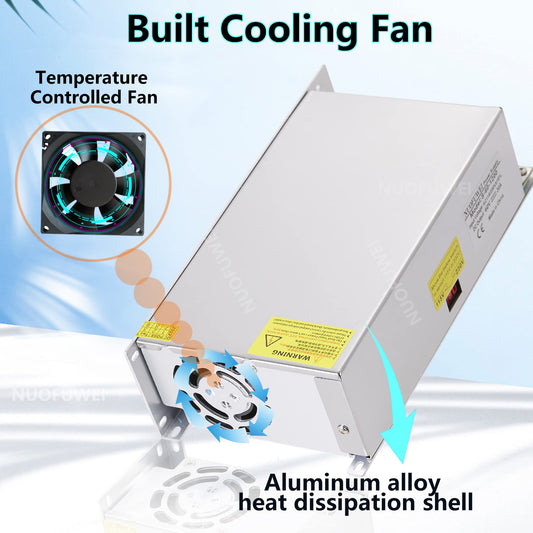 DC 60V 20A 1200W power supply 230V AC to DC 60V 20A switch mode power supply transformer power adapter for drive sensor system lamp meter controller servo electric motor and other 60V devices