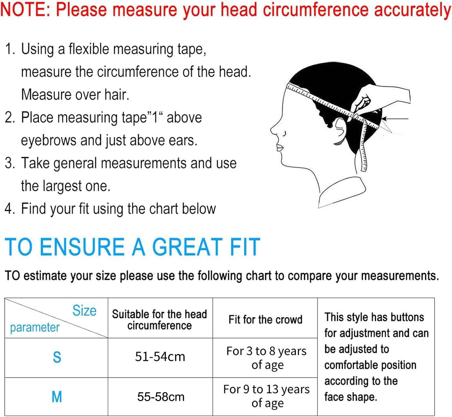XJD Kids Bike Helmet Adjustable Skateboard Helmet for Bicycle Skateboard Scooter Roller Children's Bike Helmet for 3-13 Year Old Girls and Boys (S: 51-54 cm, Royal Blue)