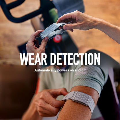 COROS heart rate monitor and pulse meter, comfortable, easy to wear, automatic wear detection, advanced sensor, Bluetooth, 38 hours battery life (Orange, Regular)