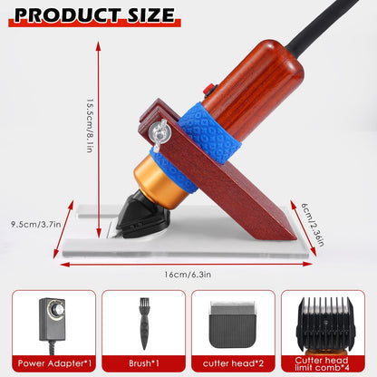 Brolteja Carpet Cutter, Tufting Gun Trimmer Carpet Cutter with Shear Guide, 200W Carpet Trimmer with Shear Guide, for pets and tufted carpets