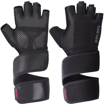 Boildeg Fitness Gloves, Workout Gloves, Weightlifting Gloves for Bodybuilding Crossfit, Women & Men
