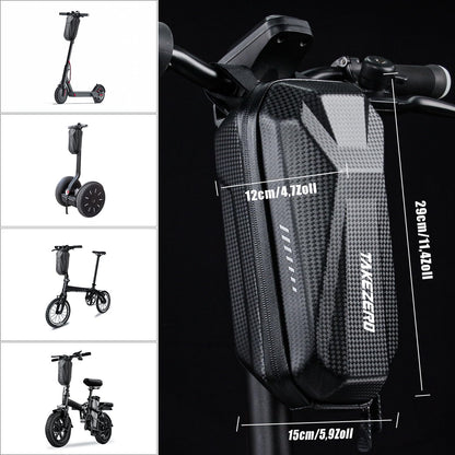 Fair and Scooter Bag for Scooter, 3L Large Capacity Scooter Bag, waterproof Front Tube Bag with Eva Hard Sell, Handlebar Bag Escooter for Xiaomi Mijia Sedway Ninebot