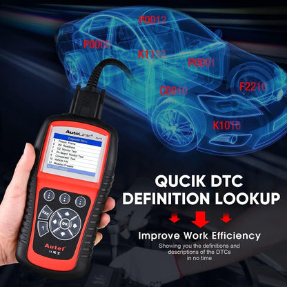 Autel AutoLink AL619 OBD2 Scanner, Car ABS/SRS Diagnostic Tool, Reset ABS Airbag Warning Lights, OBDII Function with Live Data, Ready Test, Advanced from ML619/ML519/AL519.