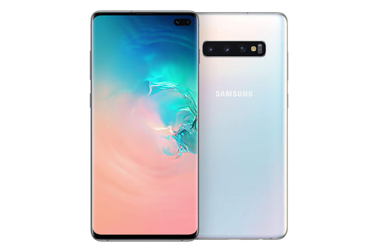 Samsung Galaxy S10+ Smartphone (6.4-inch screen), 128GB internal storage, 8GB RAM, prism White - [Standard] German Version