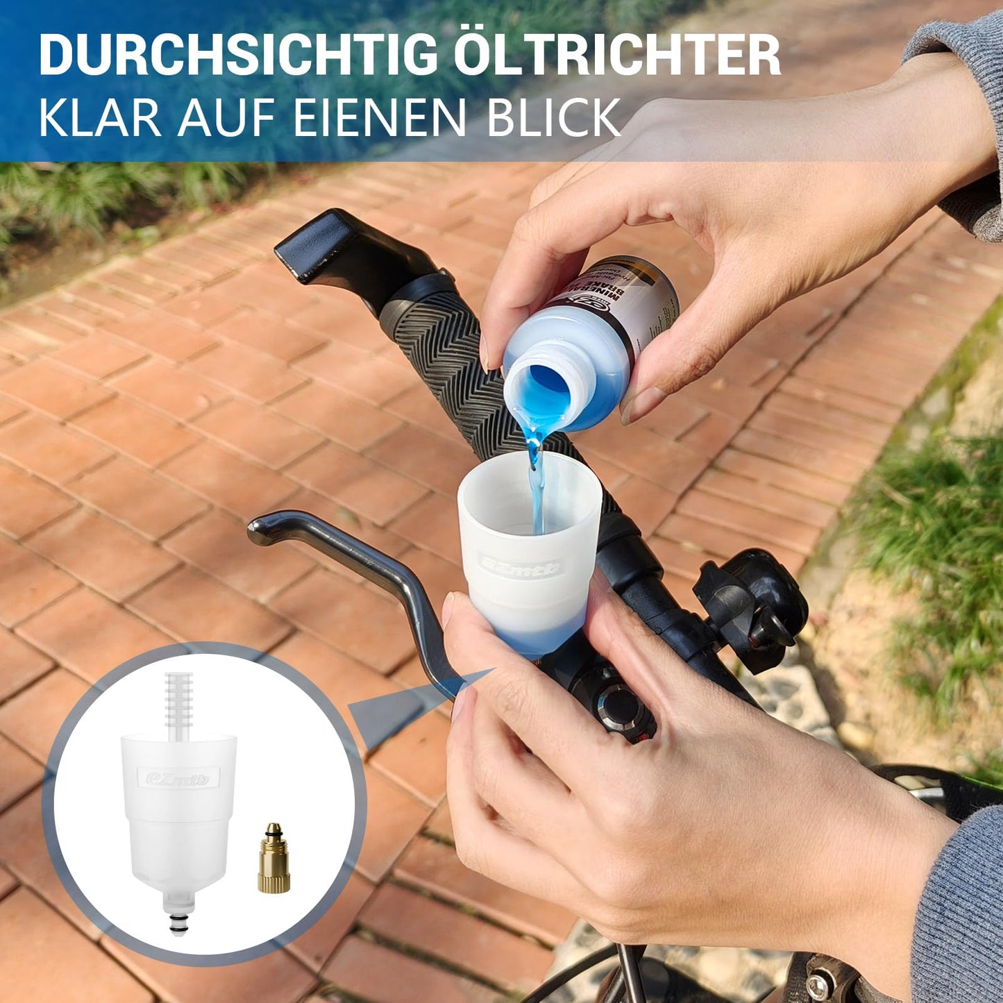 HQCM Ventilation Kit for MAGURA, Bike Brake Fluid Hydraulic Disc Brakes Bleeding Service Kit including Brake Blood 120ml Mineral Oil