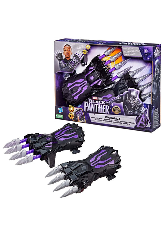 Marvel Hasbro Studios presents Black Panther Legacy Collection Wakanda Claws, roleplay toy for kids and girls aged 5 and up.