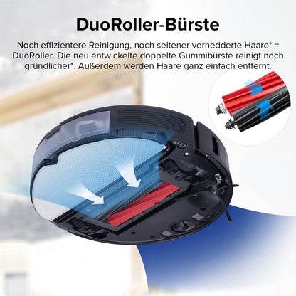 Roborock S8 robot vacuum with dual brushes, 6000Pa suction, 3D structured obstacle avoidance, compatible with Alexa for pet hair (Upgrade S7).