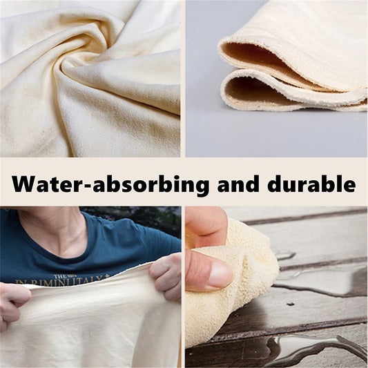 Turnart Car Cleaning Cloth Chamois Leather 90x60 cm Car Leather Towels made of genuine leather (90 x 60 cm)