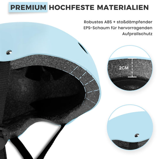 LeapBeast skate helmet bike helmet, ventilation | safety | lightweight | skateboarding helmet for bike skateboard scooter bmx child adult