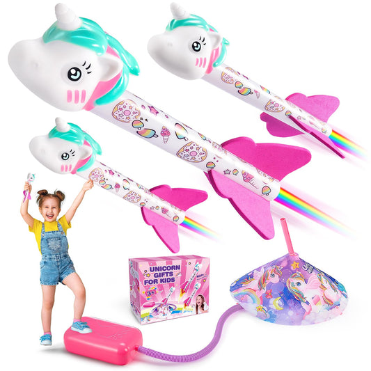 DejaNard toys for girls aged 3-9 years old. Rocket toys for kids ages 3-8, unicorn gifts for girls, outdoor toys, and Easter gifts.