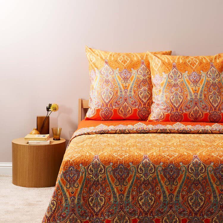 Bassetti Ragusa pillow case for Granfoulard made of 100% cotton in the color Gold Y1, dimensions: 40x40 cm - 9322077