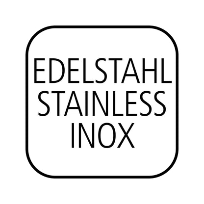 APS 11881 Stainless Steel Ice Cream Cone Holder with Matte Finish, Non-Slip Feet, 4 Holes (2 x Ø 31 mm, 2 x Ø 26 mm), 9.5 x 27.5 x 9 cm