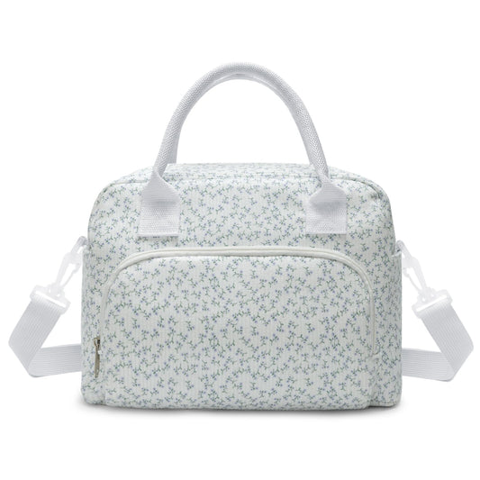 AOTM small cooler bag for women men, 12L large lunch bag insulated adjustable shoulder straps, foldable mini cooler box for men women, insulated bag for work picnic on the go.