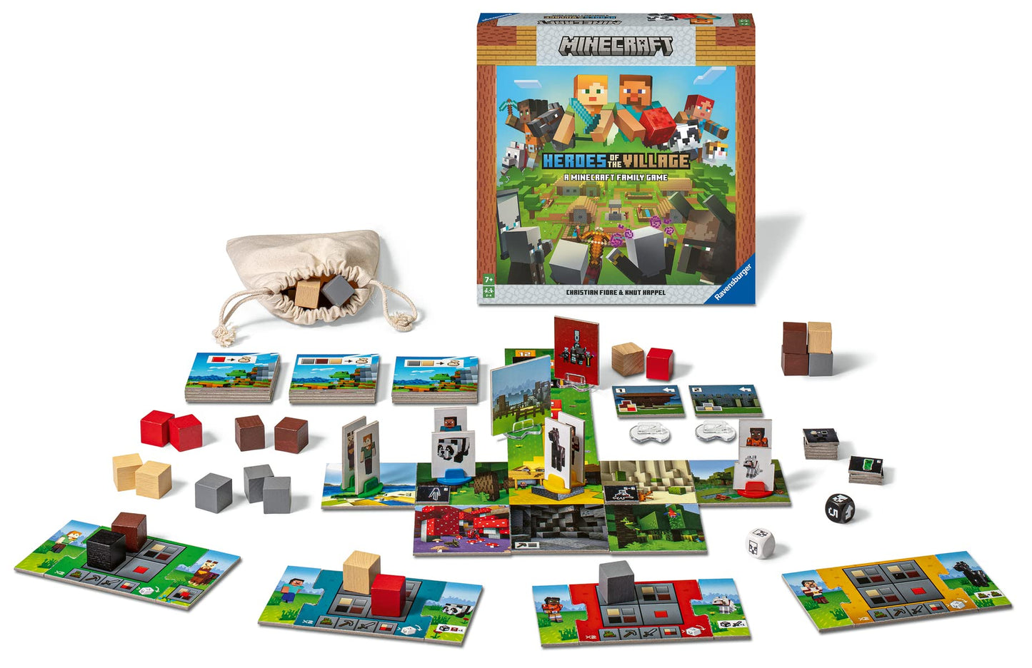 Ravensburger 20914 Minecraft game Heroes of The Village & Kids Puzzle 13334 - Minecraft Cutaway - 300 pcs XXL puzzle for kids ages 9+, Minecraft gifts