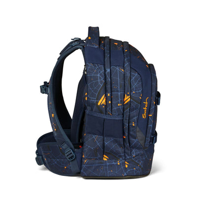Satch Pack school backpack set 3 pieces with sports bag and pencil case (Urban Journey)