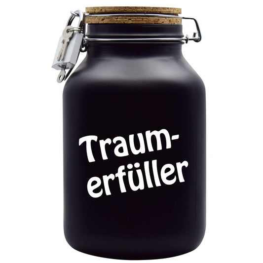 Dream Fulfiller Money Box Gift Idea Black XXL