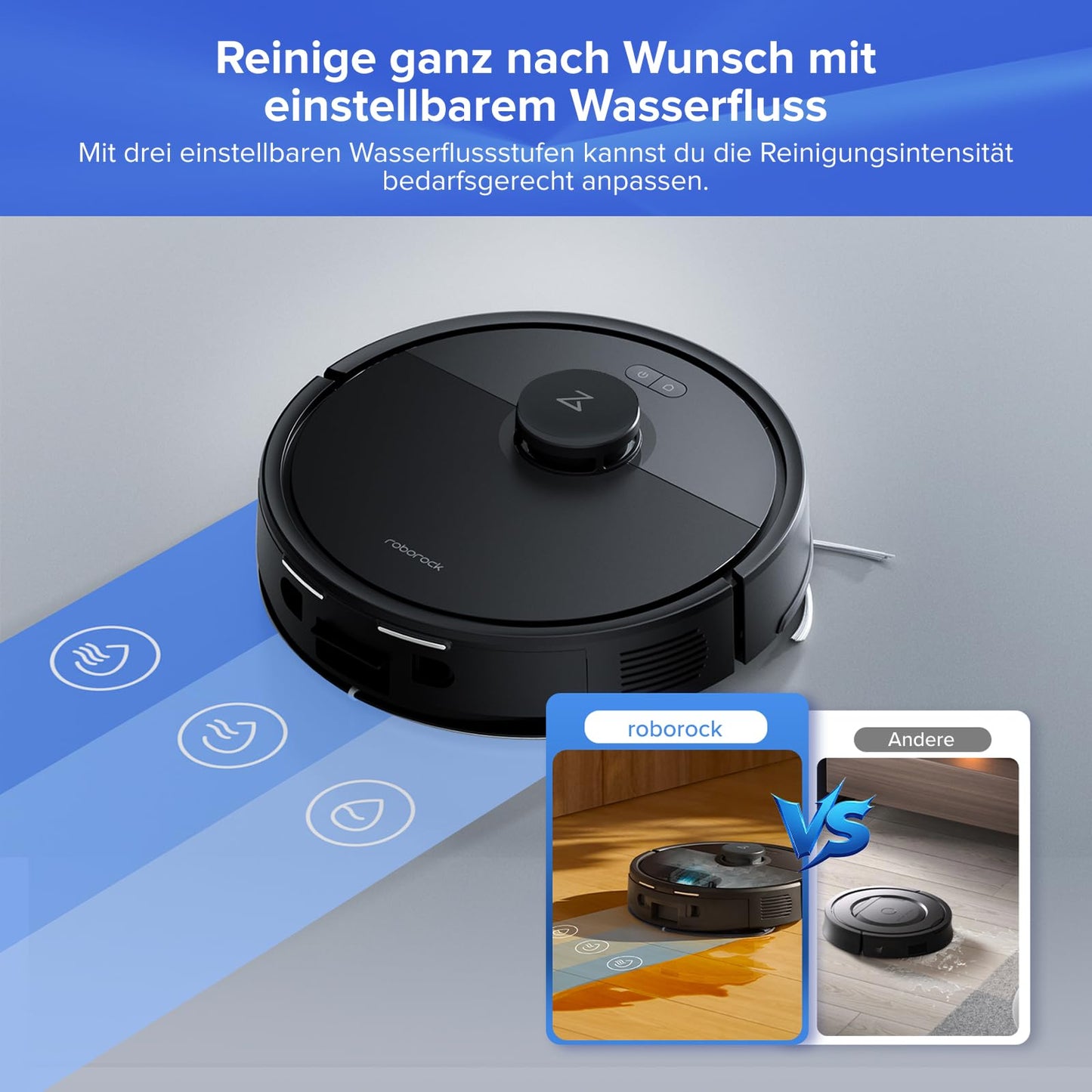 roborock Q7 L5+ set robot vacuum with automatic dust disposal, dual anti-tangle system, 8,000 Pa suction power, electronic water tank, LiDAR navigation, ideal for carpets and pet hair (black)