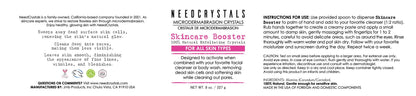 NeedCrystals Microdermabrasion Crystals, facial scrub. Natural face scrub for dull or dry skin improves scars, blackheads, pore size, wrinkles, spots, and skin texture. 227g
