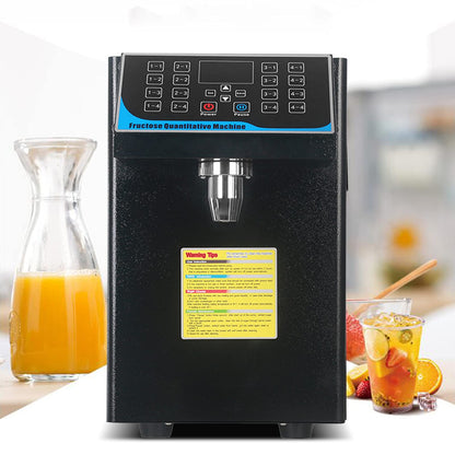7.5L Fructose Quantitative Dispenser Machine Bubble Tea Fructose Dosing Machine Fructose Dispenser Syrup Dispenser Stainless Steel Fructose Outlet Sugar Dispenser for Milk Tea Coffee