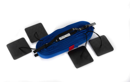 RomiSport lines for beach volleyball court marking Courtline 16mx8m lines for beach volleyball width 5cm Beach volleyball marking Blue grass sand