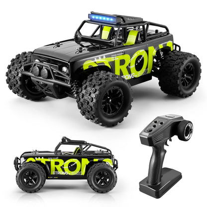 SupKonXi RC Car Remote Controlled, 4WD Off-road Vehicle, 40 km/h Racing Car, 1:18 Scale Monster Truck, 2.4GHz All Terrain RC Crawler, 2 Batteries 60 Minutes, Toy Car for Kids Adults