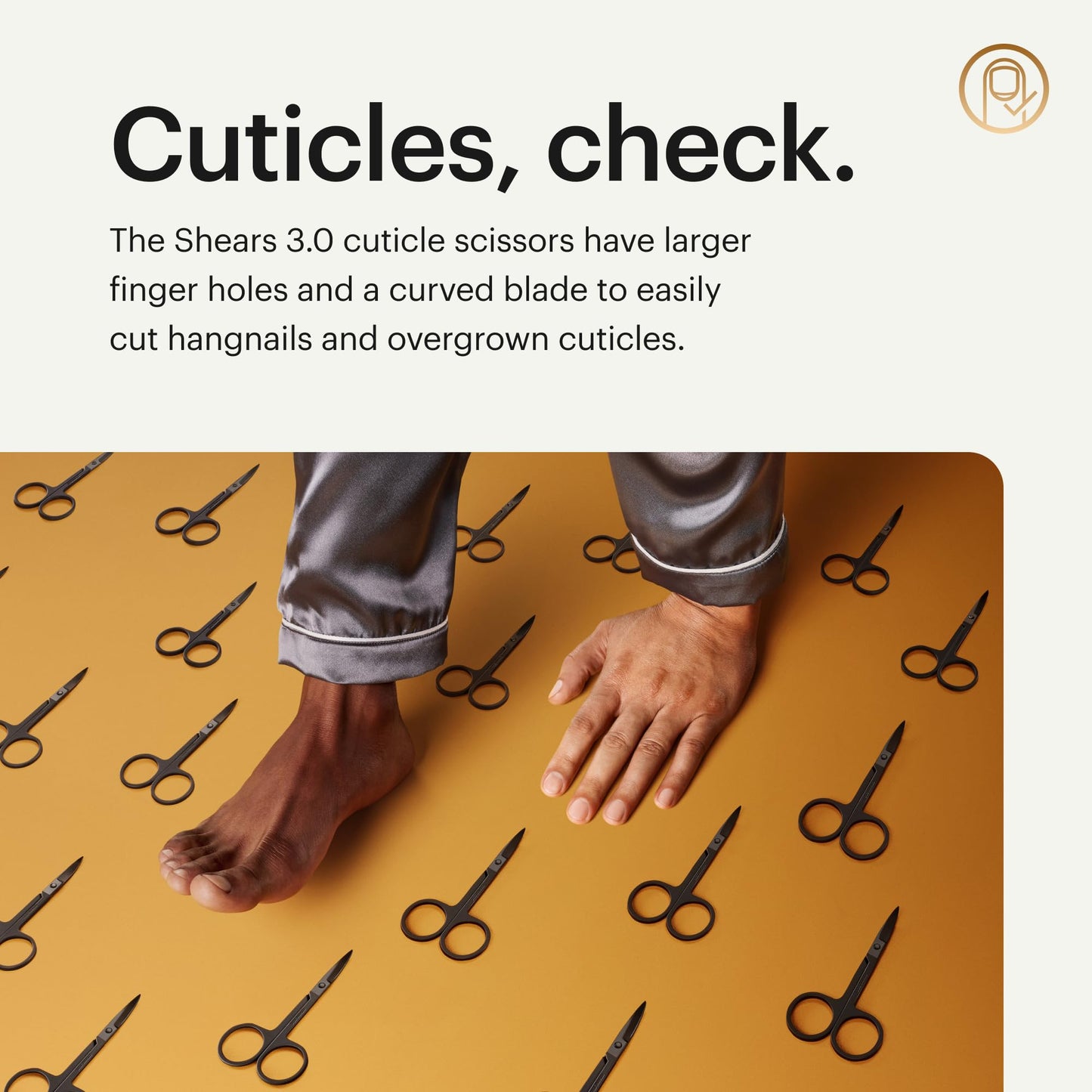 MANSCAPED® Shears 3.0, 5-piece travel nail care set for men, stainless steel manicure set with fingernail and toenail clippers, nail file, slant-tip tweezers, cuticle scissors, travel case.