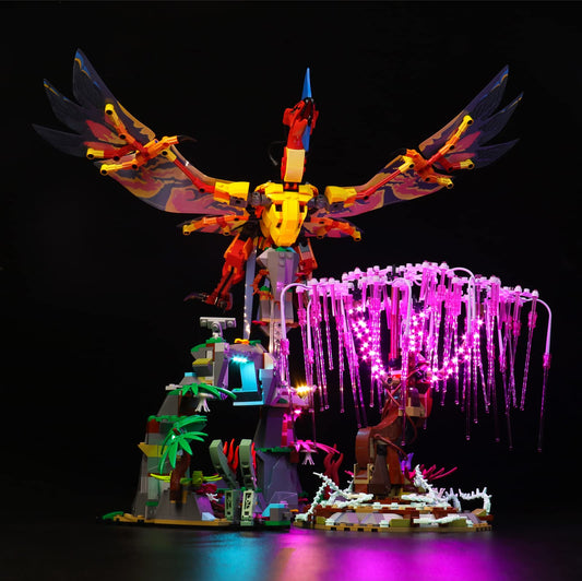LocoLee LED Light Set compatible with Lego Toruk Makto and the Tree of Souls, LED Lighting Set compatible with Lego 75574 - Lights Set only, No model (remote control version)