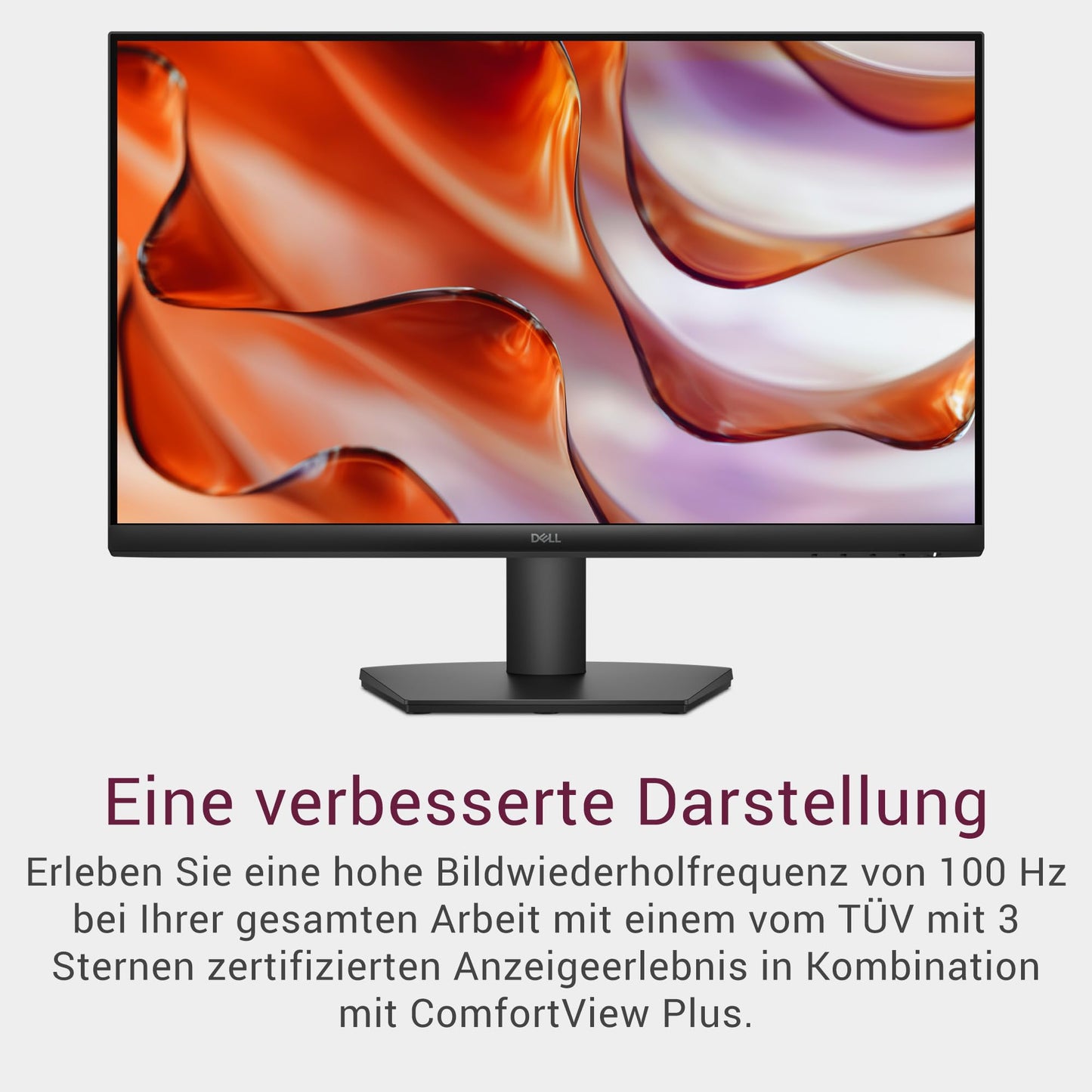 Dell 22 Monitor - SE2225HM, Full HD (1920x1080), 100Hz, VA, 5ms, VESA (100x100mm), HDMI, VGA, 3 year warranty, Black