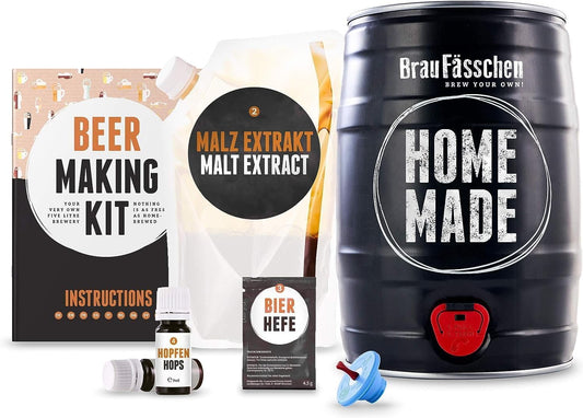 Brew Keg | DIY beer brewing kit | Pilsner in a 5 liter keg | Ready in 7 days | Gift for men, friend, or father | Beer gift