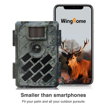 WingHome 630 wildlife camera, trail camera, deer hunting surveillance camera, accessory with Leica M6, 0.4s trigger time, farmer exploration-activated night vision, waterproof IP66.