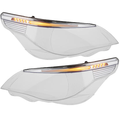 Johns, headlight set suitable for BMW 5 headlight glass E60/E61 07/03-03/07 left, right for Xenon.